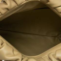 Bottega Veneta Beige Leather Fringe Pouch Hobo
