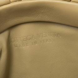 Bottega Veneta Beige Leather Fringe Pouch Hobo