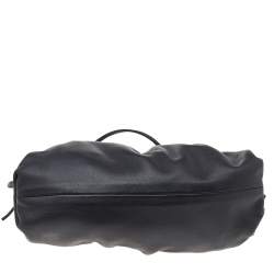 Pre Owned Bottega Veneta Black Leather Mini Pouch Clutch Bag