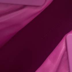 Bottega Veneta Pink Boucle Tweed Point Shoulder Bag