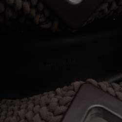 Pre Owned حقيبة كتف بوتيغا فينيتا بوينت نسيج مخرم غليظ إنترشياتو بنية داكنة