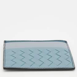 Pre Owned حافظة بطاقات  بوتيغا فينيتا جلد إنترشياتو متعددة الوان