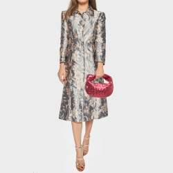 Pre Owned Bottega Veneta Pink Intrecciato Leather Mini Jodie Bag