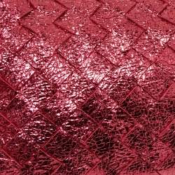 Pre Owned Bottega Veneta Pink Intrecciato Leather Mini Jodie Bag
