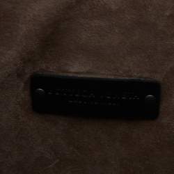 Pre Owned Bottega Veneta Black Intrecciato Leather Small Hobo