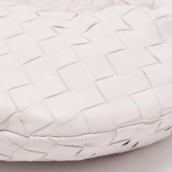 Pre Owned Bottega Veneta Blush Pink Intrecciato Leather Mini Jodie Hobo