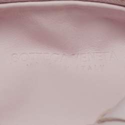 Pre Owned Bottega Veneta Blush Pink Intrecciato Leather Mini Jodie Hobo