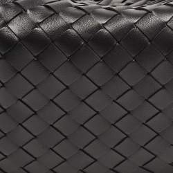 Pre Owned حقيبة هوبو بوتيغا فينيتا جودي بي في جلد أسود