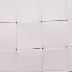 Pre Owned Bottega Veneta Light Pink Intrecciato Leather Cassette Shoulder Bag