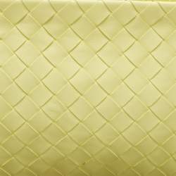 Pre Owned Bottega Veneta Neon Intrecciato Leather Zip Pouch