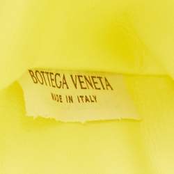 Pre Owned Bottega Veneta Neon Intrecciato Leather Zip Pouch