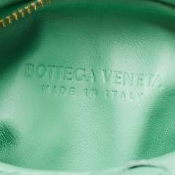 Pre Owned Bottega Veneta Mint Green Intrecciato Leather Candy Jodie Bag