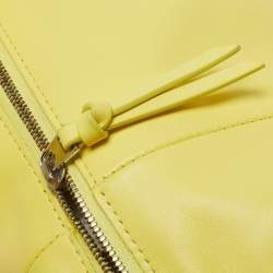 Pre Owned Bottega Veneta Yellow Leather Double Knot Bag