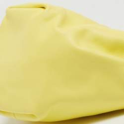 Pre Owned Bottega Veneta Yellow Leather Double Knot Bag