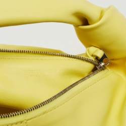 Pre Owned Bottega Veneta Yellow Leather Double Knot Bag