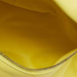 Pre Owned Bottega Veneta Yellow Leather Double Knot Bag