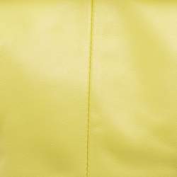 Pre Owned Bottega Veneta Yellow Leather Double Knot Bag