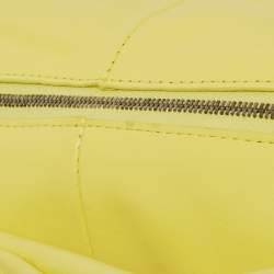 Pre Owned Bottega Veneta Yellow Leather Double Knot Bag