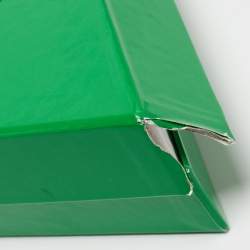 Pre Owned Bottega Veneta Gold Foil Leather Extra Mini Pouch Bag