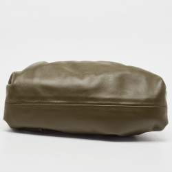 مملوكة مسبقًا حقيبة بوتيغا فينيتا بوش جلد أحمر داكن صغيرة