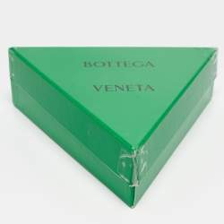 Pre Owned Bottega Veneta Metallic Gold Leather The Pouch Coin Purse