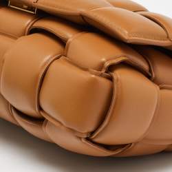 Bottega Veneta Caramel Padded Leather Cassette Chain Bag