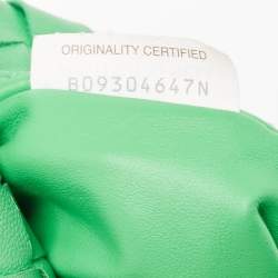 Pre Owned Bottega Veneta Green Intrecciato Leather Mini Jodie Hobo