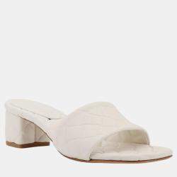 Bottega Veneta Beige Amy Slide Sandals EU 36