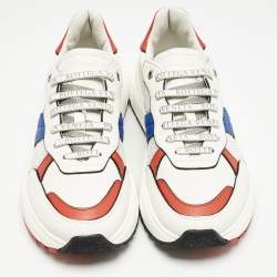 Bottega Veneta Multicolor Leather and Mesh Speedster Sneakers Size 40