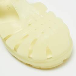 مملوكة مسبقًا صندل بوتيغا فينيتا غيرتي صيد أخضر مطاطي ستراب كاحل مقاس 38