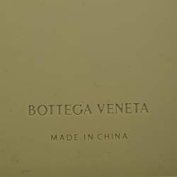 Bottega Veneta Light Green Intrecciato Silicone Rubber iPhone 14 Case On Strap
