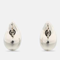 Pre Owned Bottega Veneta Drop Sterling Silver Earrings