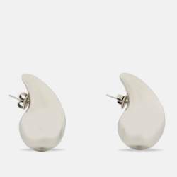 Pre Owned Bottega Veneta Drop Sterling Silver Earrings