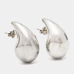 Bottega Veneta Drop Sterling Silver Earrings