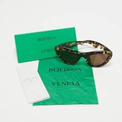 Bottega Veneta Tortoise Brown BV1282S Bombe Cat Eye Sunglasses