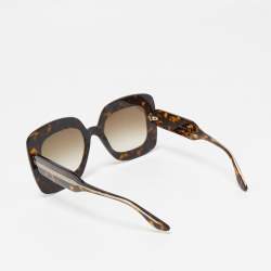 Bottega Veneta Tortoise Brown Gradient BV0237S Oversized Sunglasses