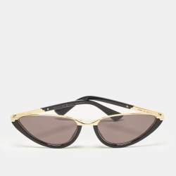 Bottega Veneta Black/Gold BV1346S Classic Cat Eye Sunglasses