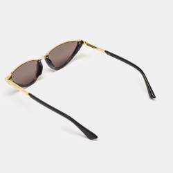 Bottega Veneta Black/Gold BV1346S Classic Cat Eye Sunglasses
