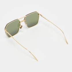 Bottega Veneta Blue  Gold Tone BV1045S Sunglasses