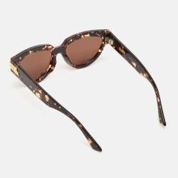 Bottega Veneta Tortoise Brown BV1035S Cat Eye Sunglasses