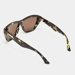 Bottega Veneta Tortoise Brown BV1092S Minimalist Cat Eye Sunglasses