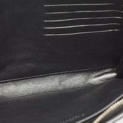 Bottega Veneta Black Intrecciato Leather Zip Document Case