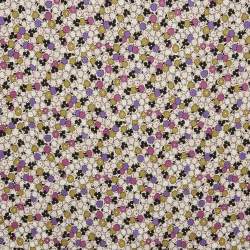 Pre Owned وشاح بوتيغا فينيتا حرير مربع مطبوع زهور أبيض