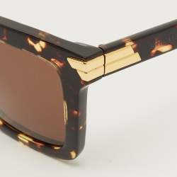 مملوكة مسبقًا Bottega Veneta Tortoise Brown BV1005S Square Sunglasses