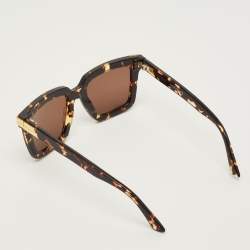 مملوكة مسبقًا Bottega Veneta Tortoise Brown BV1005S Square Sunglasses