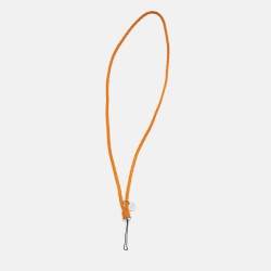 مملوكة مسبقًا Bottega Veneta Phone Strap Tan Intrecciato Leather 