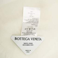 Pre Owned Bottega Veneta Cream Cashmere Scarf 