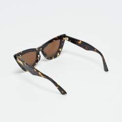 Pre Owned نظارة شمسية بوتيغا فينيتا كات آيز بي في1101أس إطار بنية السلحفاة