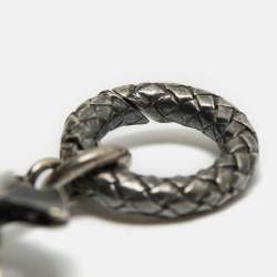 مملوكة مسبقًا Bottega Veneta Resin Fig Leaf Silver 925 Pendant