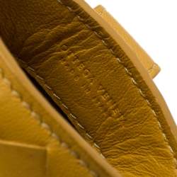 Bottega Veneta Yellow Intrecciato Leather Phone Case